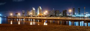 San Diego Skyline and Pier