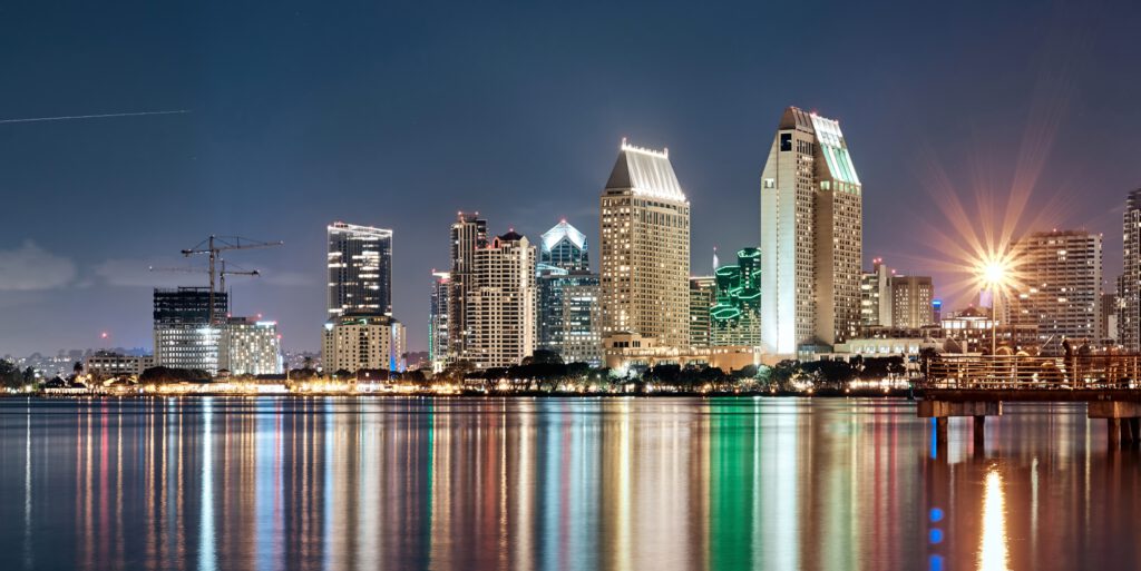 San Diego Skyline at Night